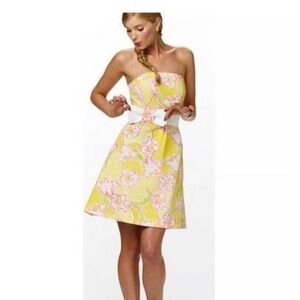 Lilly Pulitzer Amberly Strapless Bow Dress